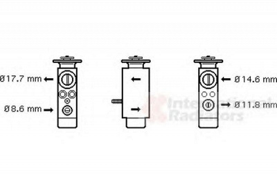 VAN WEZEL 30001094 -  Расширительный клапан, кондиционер